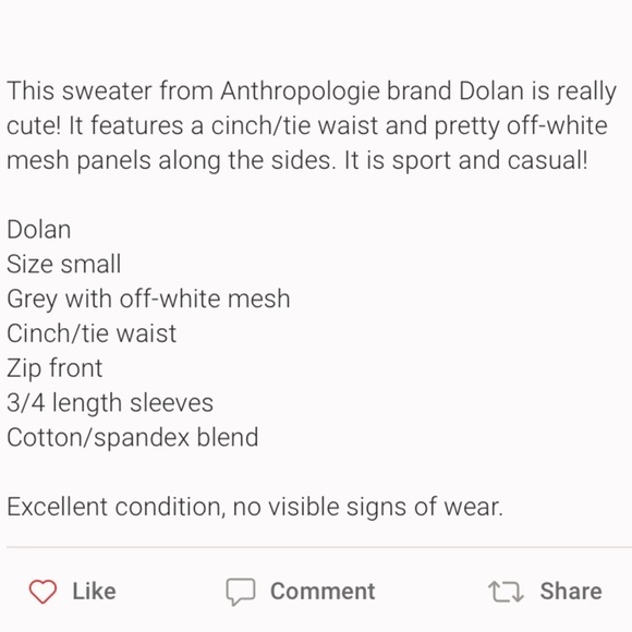 ANTHROPOLOGIE Dolan Top - Picture 9 of 13